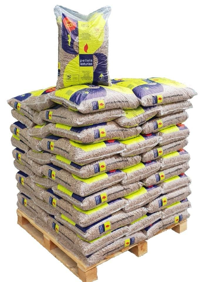 Pellet Asturias 7 Pellet de 504 sacos de 15 kg